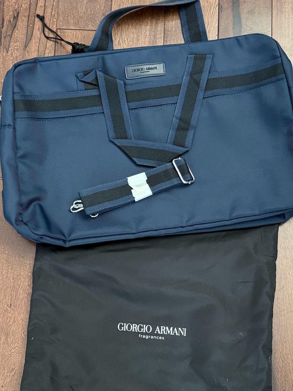 Giorgio Armani Fragrances Mens Duffle Bag